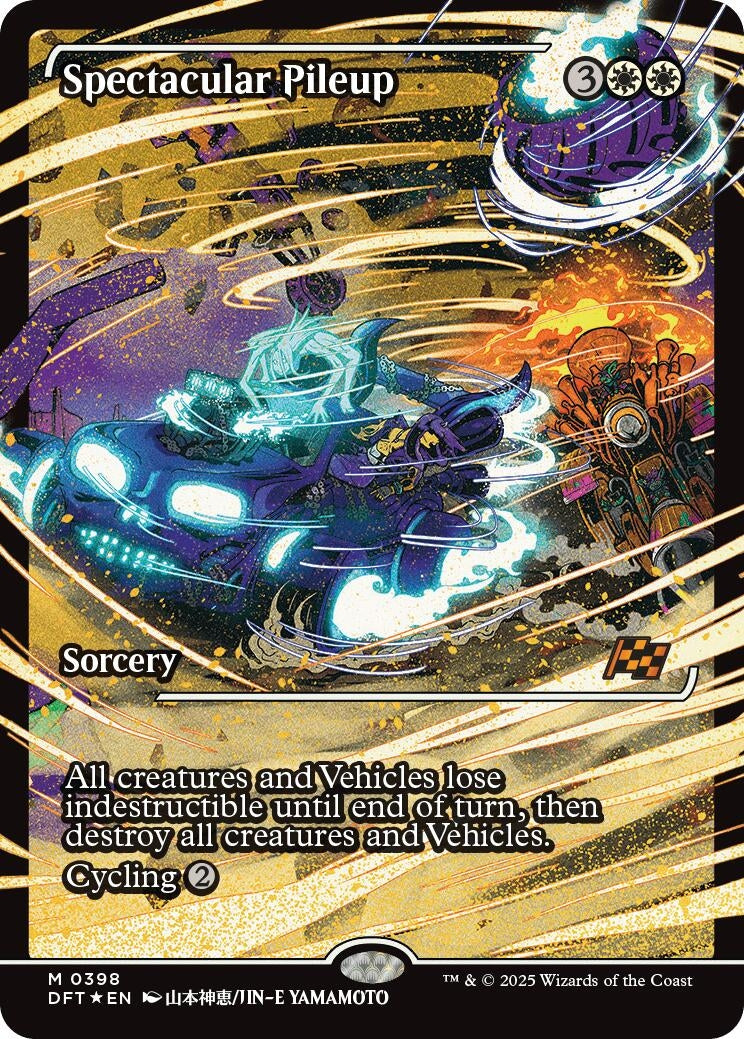 Image for Spectacular Pileup (Showcase) (398) (Foil) (Aetherdrift) (DFT) - Magic: The Gathering