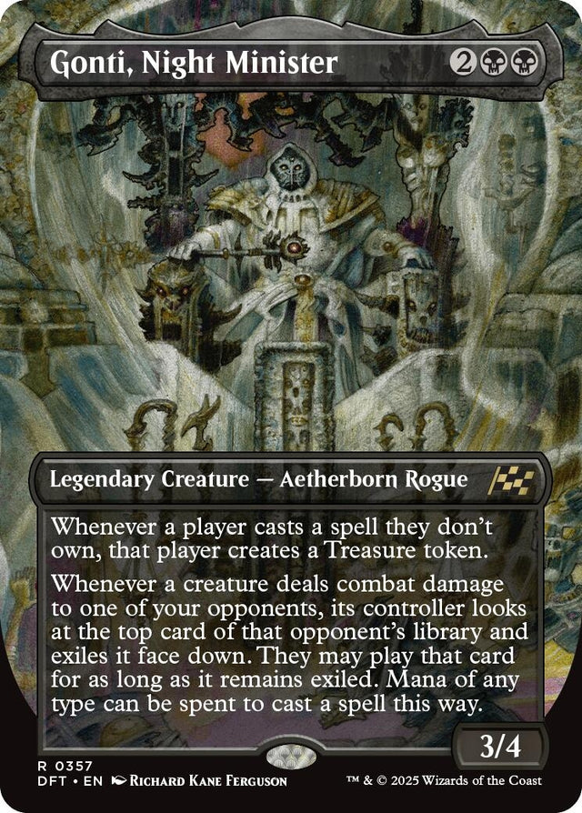 Image for Gonti, Night Minister (Borderless) (357) (Aetherdrift) (DFT) - Magic: The Gathering