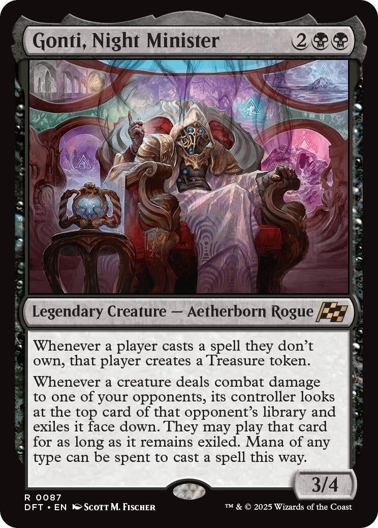 Image for Gonti, Night Minister (87) (Foil) (Aetherdrift) (DFT) - Magic: The Gathering