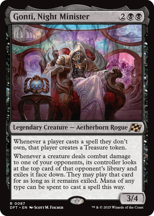 Image for Gonti, Night Minister (87) (Foil) (Aetherdrift) (DFT) - Magic: The Gathering
