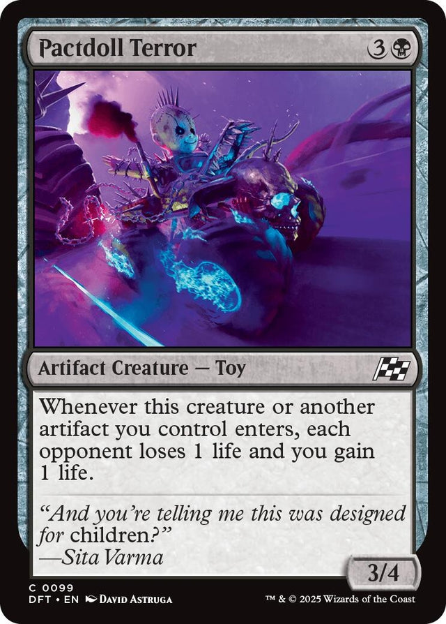Image for Pactdoll Terror (99) (Aetherdrift) (DFT) - Magic: The Gathering