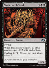 Image for Shefet Archfiend (104) (Foil) (Aetherdrift) (DFT) - Magic: The Gathering