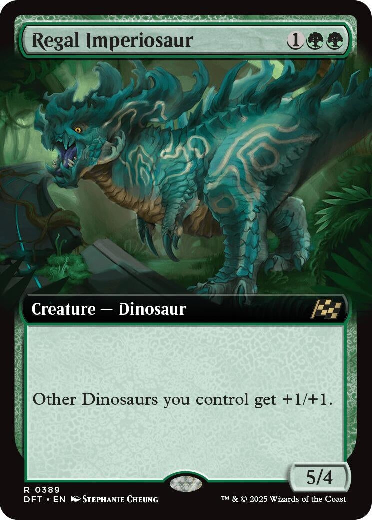 Image for Regal Imperiosaur (Extended Art) (389) (Foil) (Aetherdrift) (DFT) - Magic: The Gathering