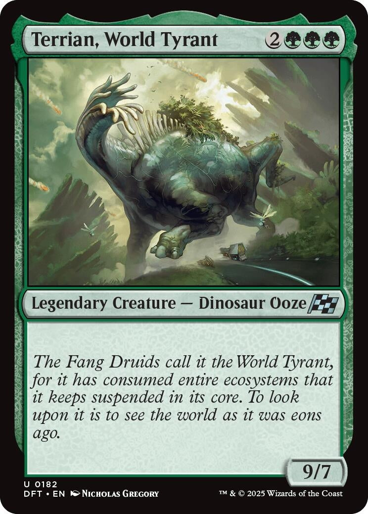 Image for Terrian, World Tyrant (182) (Foil) (Aetherdrift) (DFT) - Magic: The Gathering