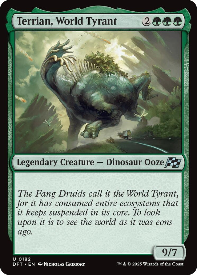 Image for Terrian, World Tyrant (182) (Foil) (Aetherdrift) (DFT) - Magic: The Gathering