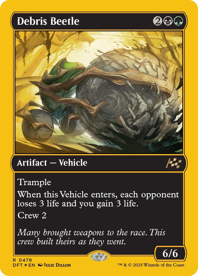 Image for Debris Beetle (First-Place Foil) (478) (Foil) (Aetherdrift) (DFT) - Magic: The Gathering