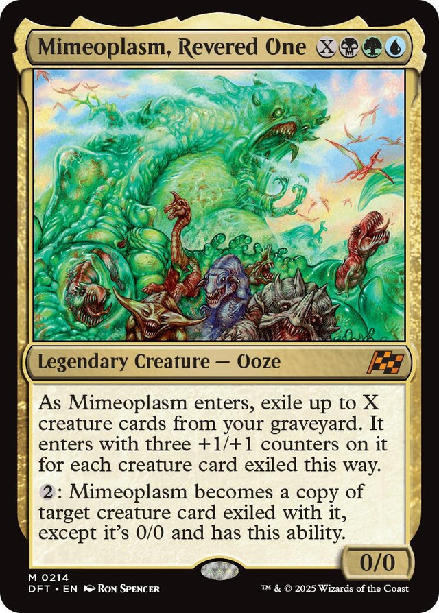 Image for Mimeoplasm, Revered One (214) (Aetherdrift) (DFT) - Magic: The Gathering