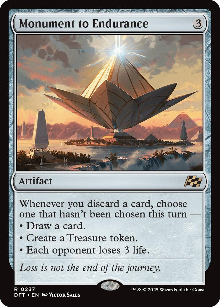 Image for Monument to Endurance (237) (Aetherdrift) (DFT) - Magic: The Gathering