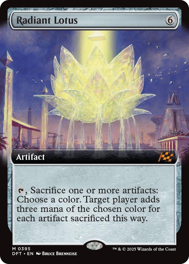 Image for Radiant Lotus (Extended Art) (395) (Foil) (Aetherdrift) (DFT) - Magic: The Gathering