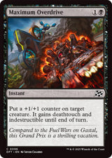 Image for Maximum Overdrive (96) (Aetherdrift) (DFT) - Magic: The Gathering
