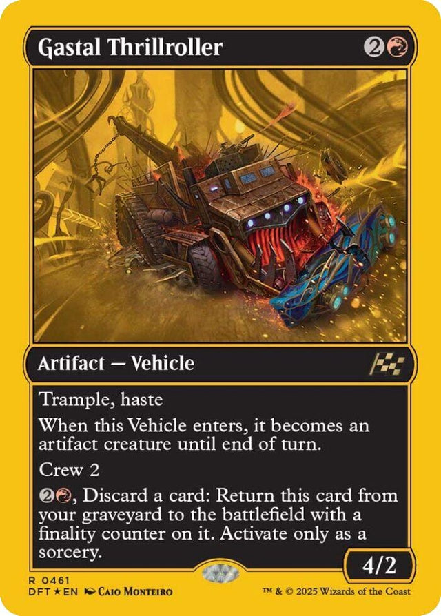 Image for Gastal Thrillroller (First-Place Foil) (461) (Foil) (Aetherdrift) (DFT) - Magic: The Gathering