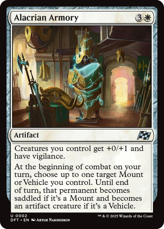 Image for Alacrian Armory (2) (Foil) (Aetherdrift) (DFT) - Magic: The Gathering