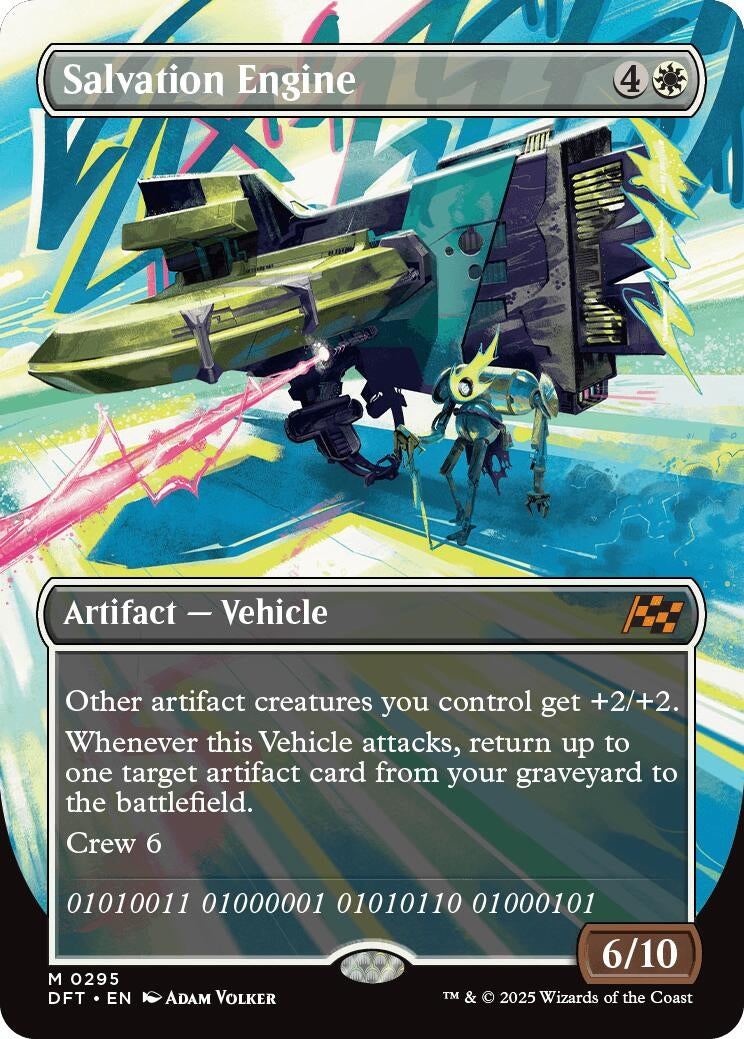 Image for Salvation Engine (Borderless) (295) (Aetherdrift) (DFT) - Magic: The Gathering