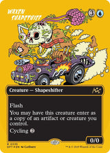 Image for Waxen Shapethief (Borderless) (First-Place Foil) (535) (Foil) (Aetherdrift) (DFT) - Magic: The Gathering