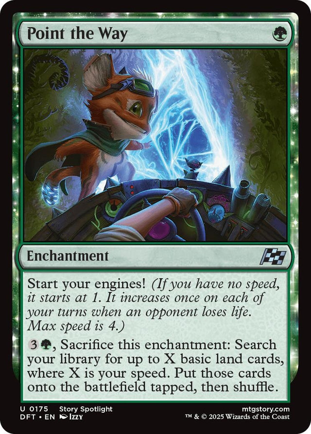 Image for Point the Way (175) (Aetherdrift) (DFT) - Magic: The Gathering