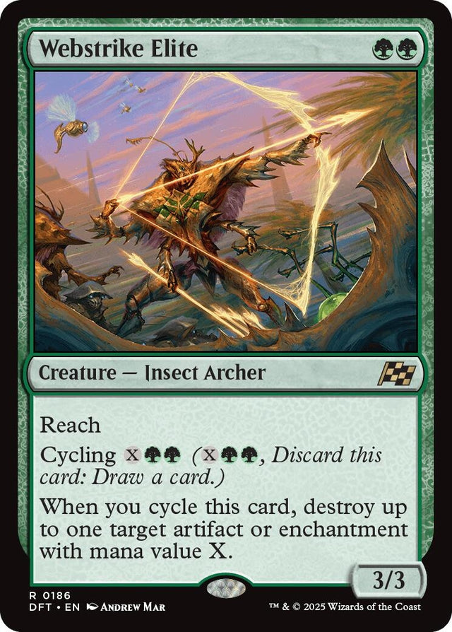 Image for Webstrike Elite (186) (Foil) (Aetherdrift) (DFT) - Magic: The Gathering