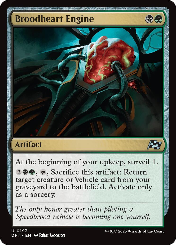 Image for Broodheart Engine (193) (Foil) (Aetherdrift) (DFT) - Magic: The Gathering