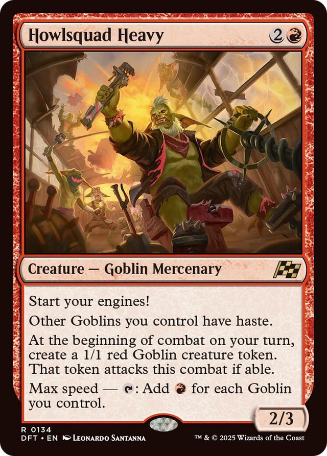 Image for Howlsquad Heavy (134) (Aetherdrift) (DFT) - Magic: The Gathering