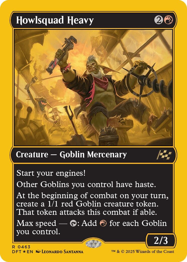Image for Howlsquad Heavy (First-Place Foil) (463) (Foil) (Aetherdrift) (DFT) - Magic: The Gathering