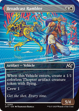 Image for Broadcast Rambler (Borderless) (293) (Foil) (Aetherdrift) (DFT) - Magic: The Gathering