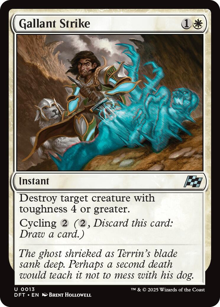 Image for Gallant Strike (13) (Aetherdrift) (DFT) - Magic: The Gathering