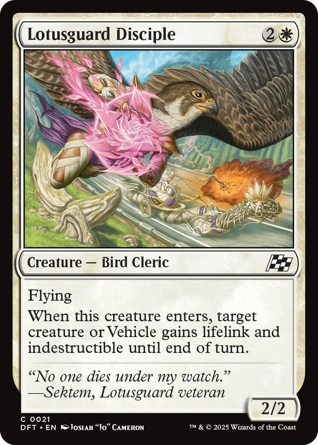 Image for Lotusguard Disciple (21) (Foil) (Aetherdrift) (DFT) - Magic: The Gathering