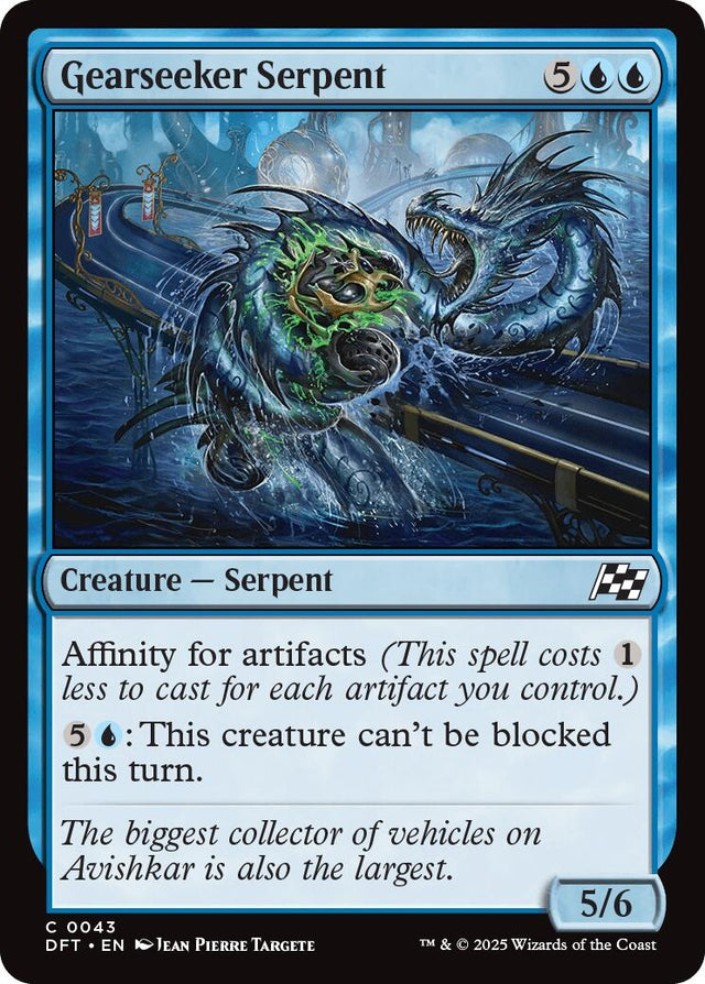 Image for Gearseeker Serpent (43) (Foil) (Aetherdrift) (DFT) - Magic: The Gathering