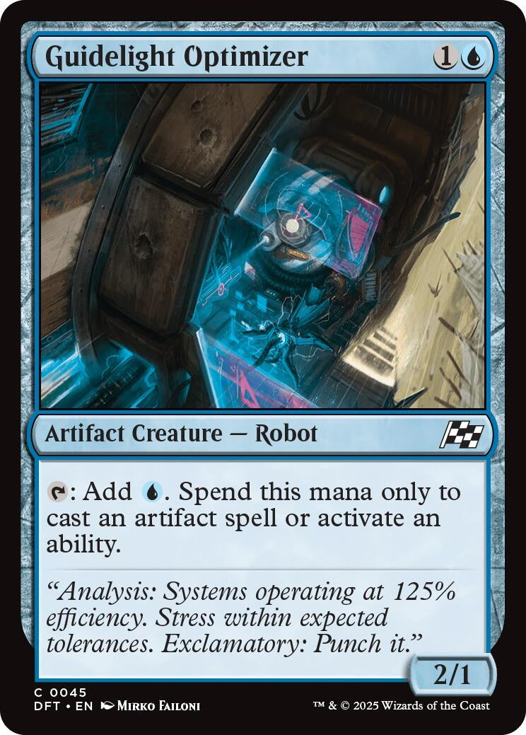Image for Guidelight Optimizer (45) (Aetherdrift) (DFT) - Magic: The Gathering