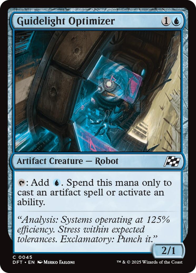 Image for Guidelight Optimizer (45) (Aetherdrift) (DFT) - Magic: The Gathering