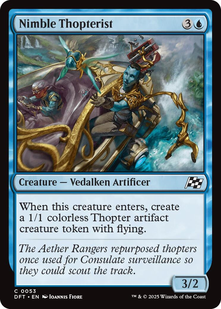 Image for Nimble Thopterist (53) (Aetherdrift) (DFT) - Magic: The Gathering