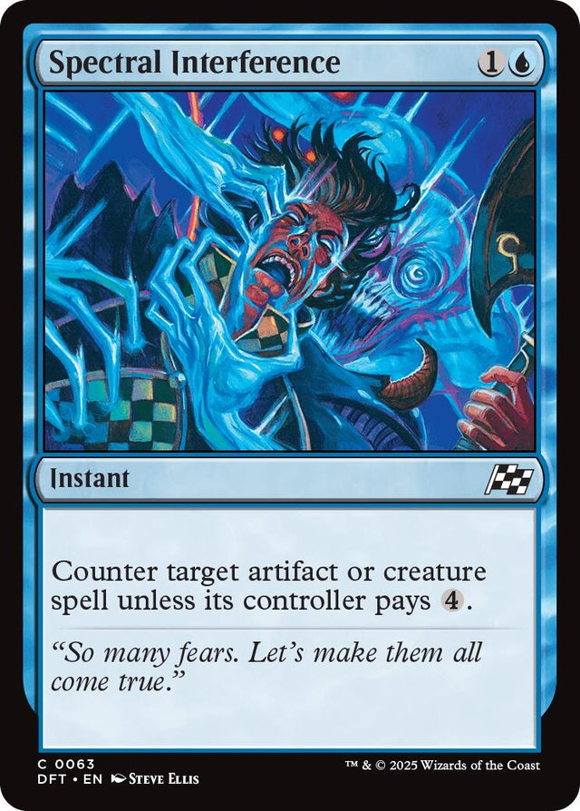 Image for Spectral Interference (63) (Foil) (Aetherdrift) (DFT) - Magic: The Gathering