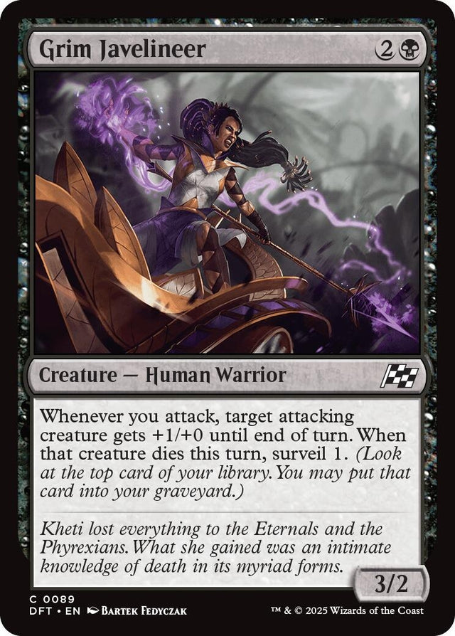 Image for Grim Javelineer (89) (Aetherdrift) (DFT) - Magic: The Gathering