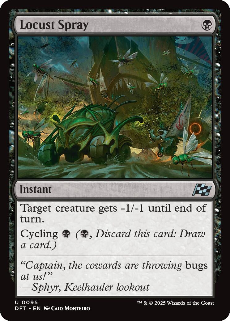 Image for Locust Spray (95) (Foil) (Aetherdrift) (DFT) - Magic: The Gathering