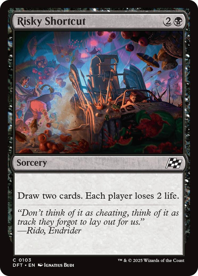 Image for Risky Shortcut (103) (Aetherdrift) (DFT) - Magic: The Gathering