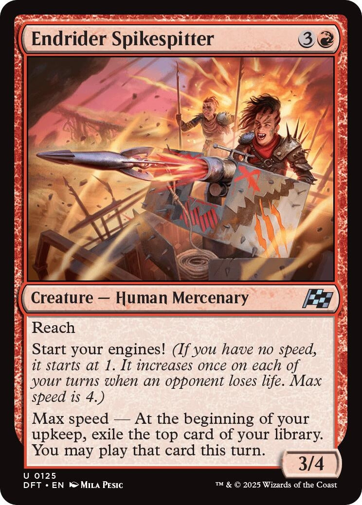 Image for Endrider Spikespitter (125) (Foil) (Aetherdrift) (DFT) - Magic: The Gathering