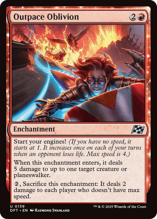 Image for Outpace Oblivion (139) (Aetherdrift) (DFT) - Magic: The Gathering