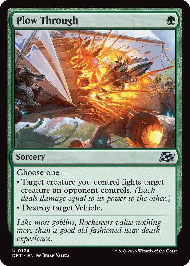 Image for Plow Through (174) (Aetherdrift) (DFT) - Magic: The Gathering
