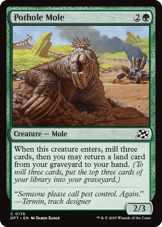 Image for Pothole Mole (176) (Foil) (Aetherdrift) (DFT) - Magic: The Gathering