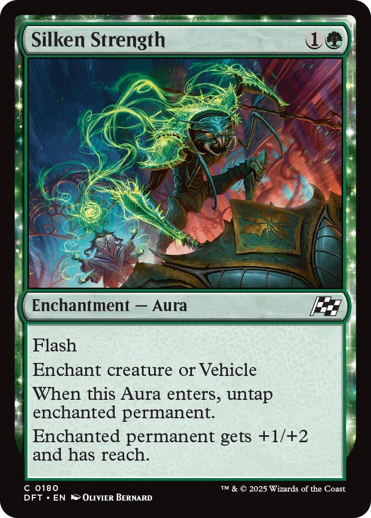 Image for Silken Strength (180) (Aetherdrift) (DFT) - Magic: The Gathering