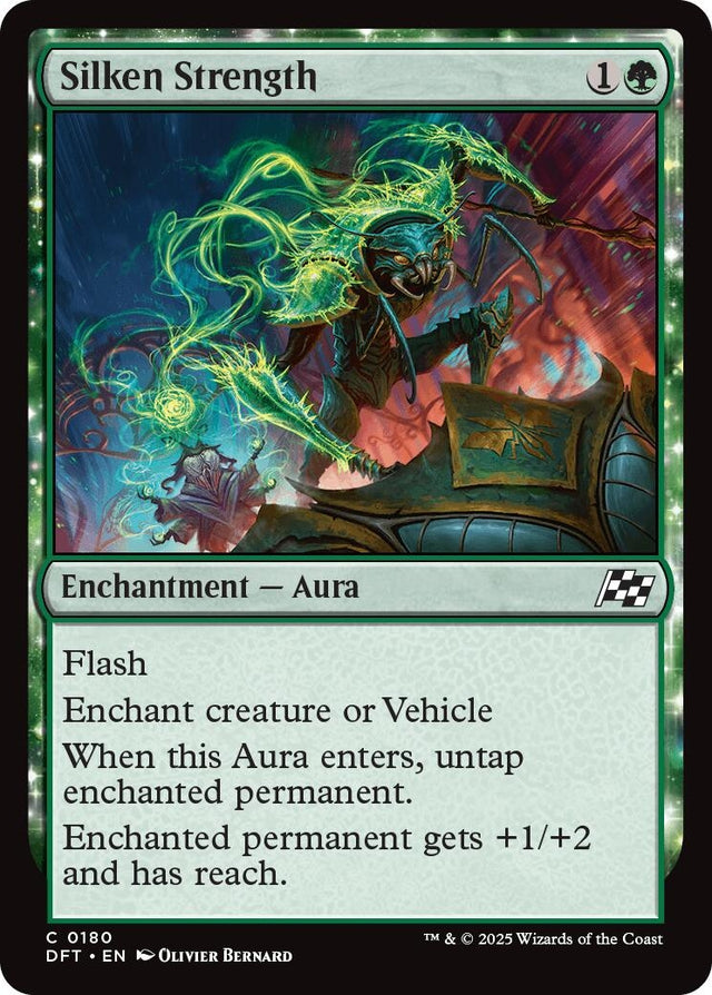 Image for Silken Strength (180) (Foil) (Aetherdrift) (DFT) - Magic: The Gathering