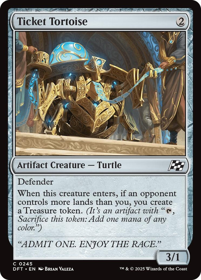 Image for Ticket Tortoise (245) (Aetherdrift) (DFT) - Magic: The Gathering