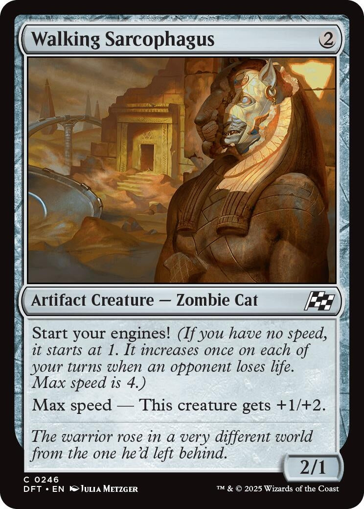 Image for Walking Sarcophagus (246) (Aetherdrift) (DFT) - Magic: The Gathering