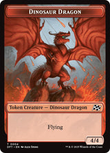 Image for Dinosaur Dragon // Treasure Double-Sided Token (4 // 11) (Aetherdrift) (DFT) - Magic: The Gathering