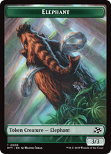 Image for Elephant // Zombie (0003) Double-Sided Token (6 // 3) (Foil) (Aetherdrift) (DFT) - Magic: The Gathering