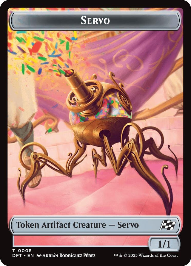 Image for Servo // Thopter (0009) Double-Sided Token (8 // 9) (Aetherdrift) (DFT) - Magic: The Gathering