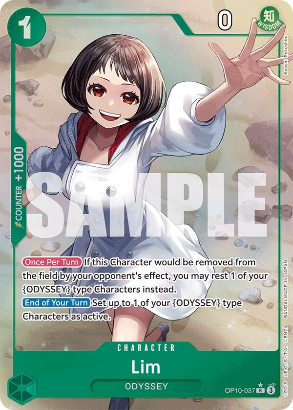 Image for Lim (Parallel) (OP10-037) (Foil) (Royal Blood) - One Piece Card Game