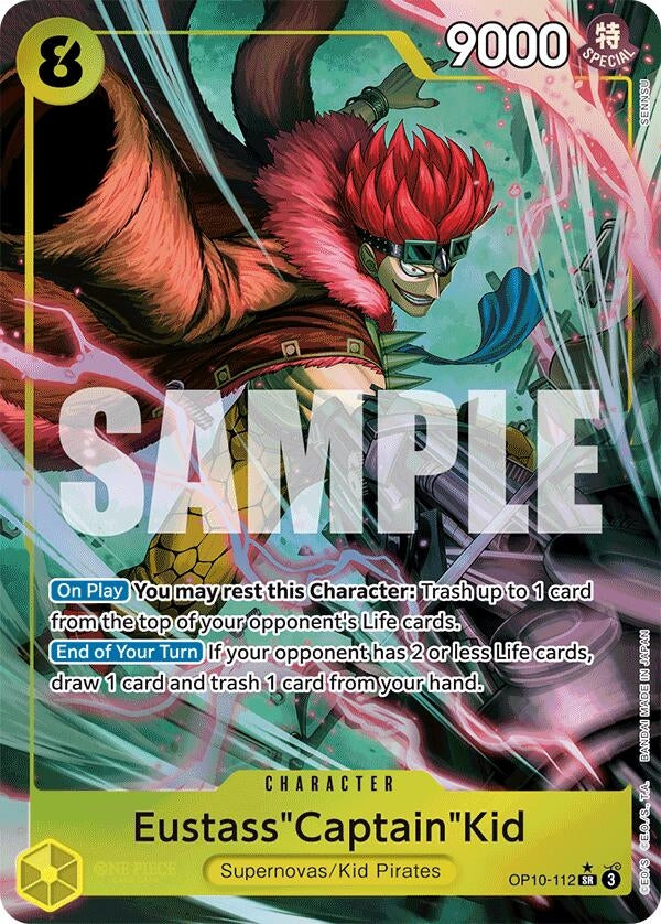 Image for Eustass"Captain"Kid (112) (Parallel) (OP10-112) (Foil) (Royal Blood) - One Piece Card Game