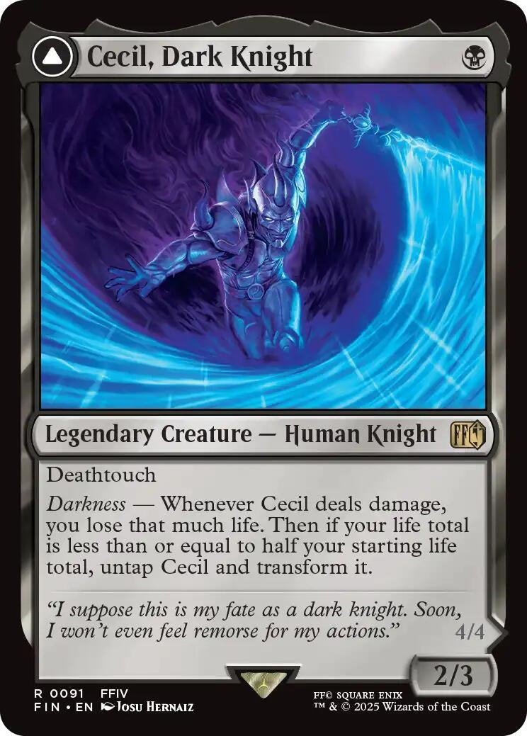 Cecil, Dark Knight (91) (Foil) (FINAL FANTASY)