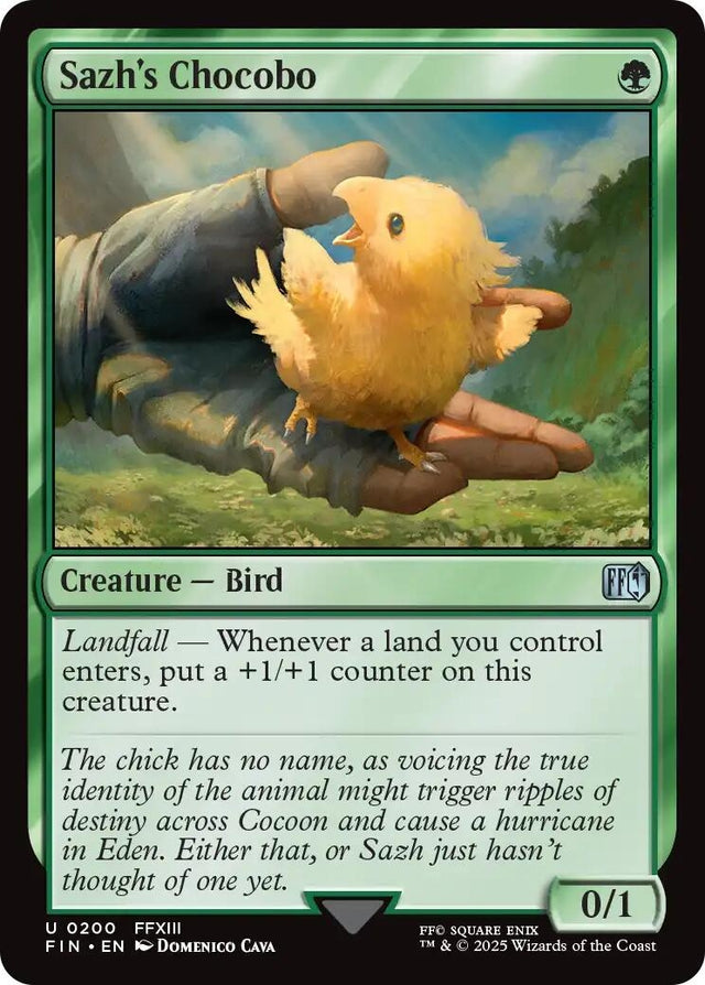Image for Sazh's Chocobo (200) (Foil) (FINAL FANTASY) - Magic: The Gathering