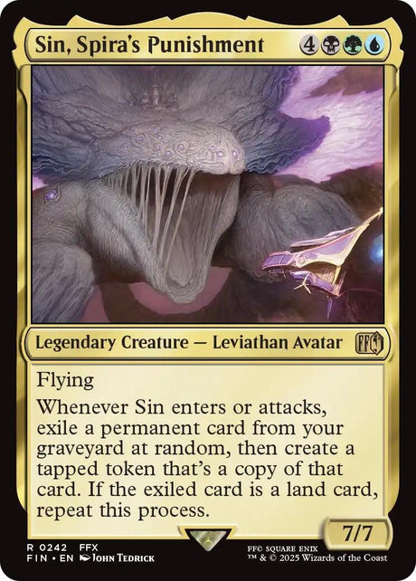 Image for Sin, Spira's Punishment (242) (FINAL FANTASY) - Magic: The Gathering